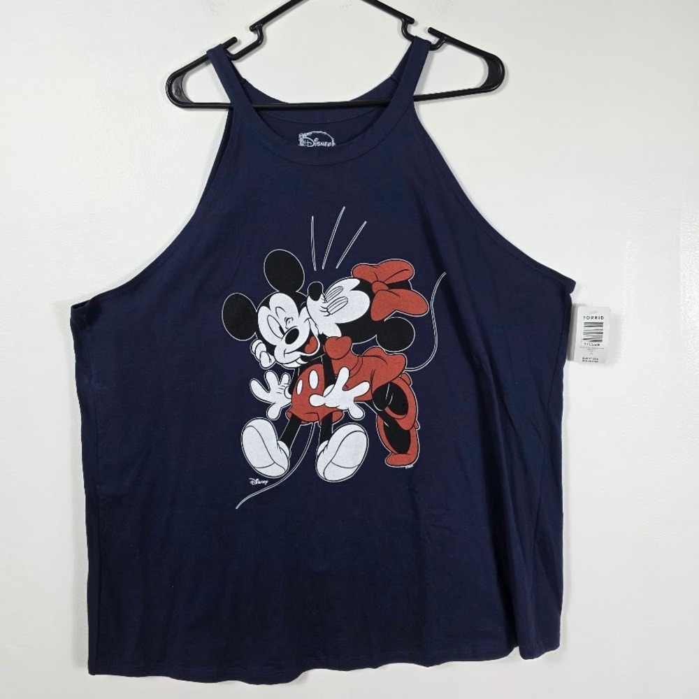 NWT torrid Navy Disney Mickey & Minnie Tank